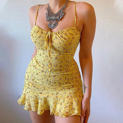 Women’s Sexy Floral Camisole Dress – Summer Casual & Comfortable