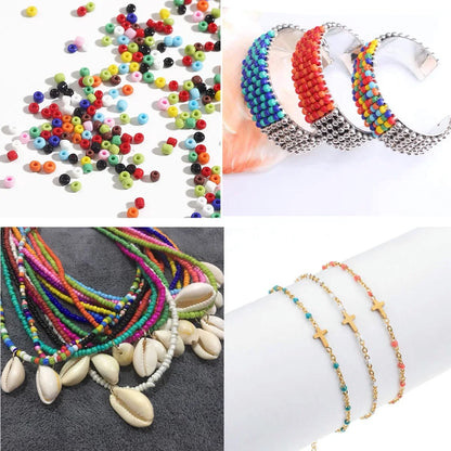 Czech Glass Seed Beads – 15g Lot for DIY Jewelry Making