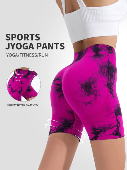 Women's High-Waisted Hip Lifting Yoga Shorts – Stretch Fitness Running Shorts