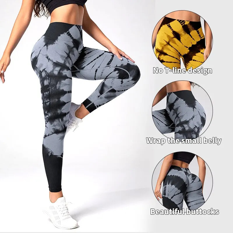 Seamless High-Waist Scrunch Butt Lifting Leggings